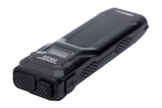 EDC flashlight with USB-C charging capability.
